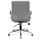 Officesource Merak Collection Executive Mid Back with Chrome Frame 1505VGR - alternate 5